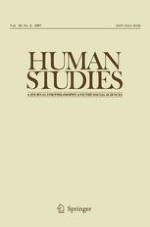 Human Studies 4/2007