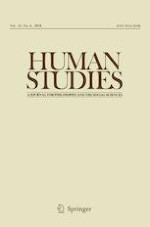 Human Studies 4/2018