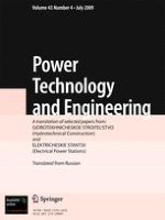 Power Technology and Engineering 4/2009