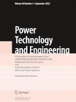 Power Technology and Engineering 3/2022