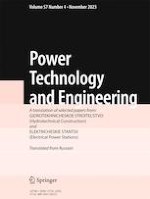 Power Technology and Engineering 4/2023