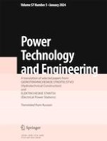 Power Technology and Engineering 5/2024