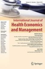 International Journal of Health Economics and Management 1/2016