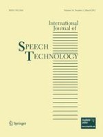 International Journal of Speech Technology 1/2011