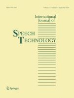 International Journal of Speech Technology 3/2014