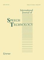 International Journal of Speech Technology 1/2015
