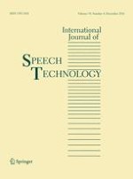 International Journal of Speech Technology 4/2016