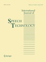 International Journal of Speech Technology 1/2018