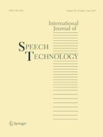 International Journal of Speech Technology 2/2021