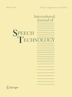 International Journal of Speech Technology 1/2022