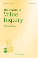 The Journal of Value Inquiry 1/2019