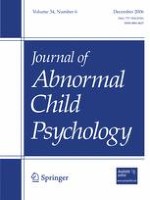 Journal of Abnormal Child Psychology 6/2006