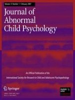 Research on Child and Adolescent Psychopathology 1/2007