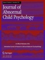 Research on Child and Adolescent Psychopathology 8/2015