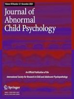 Journal of Abnormal Child Psychology 12/2020