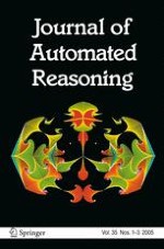 Journal of Automated Reasoning 1-3/2005