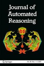 Journal of Automated Reasoning 1-3/2007