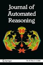 Journal of Automated Reasoning 2-3/2008