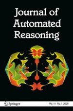 Journal of Automated Reasoning 1/2008