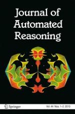 Journal of Automated Reasoning 1-2/2010