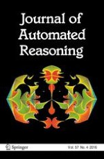 Journal of Automated Reasoning 4/2016