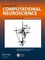 Journal of Computational Neuroscience 1/2016