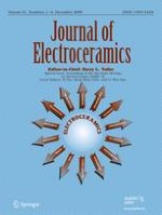 Journal of Electroceramics 1-4/2008