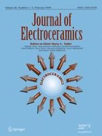Journal of Electroceramics 1-3/2009