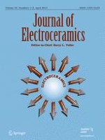 Journal of Electroceramics 1-2/2013