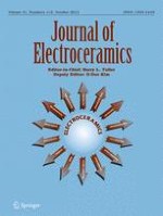 Journal of Electroceramics 1-2/2013