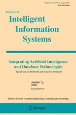 Journal of Intelligent Information Systems 1/2007