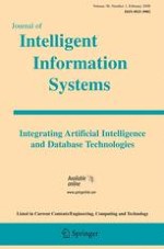 Journal of Intelligent Information Systems 1/2008