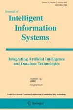 Journal of Intelligent Information Systems 2/2009