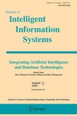 Journal of Intelligent Information Systems 3/2011