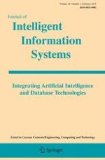 Journal of Intelligent Information Systems 1/2015