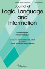 Journal of Logic, Language and Information 1/2009
