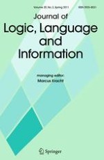 Journal of Logic, Language and Information 2/2011