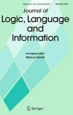 Journal of Logic, Language and Information 3/2012