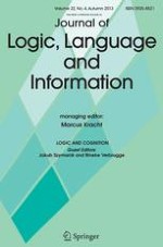 Journal of Logic, Language and Information 4/2013