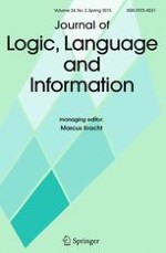 Journal of Logic, Language and Information 2/2015