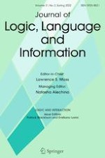 Journal of Logic, Language and Information 2/2022