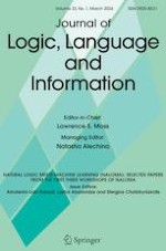 Journal of Logic, Language and Information 1/2024