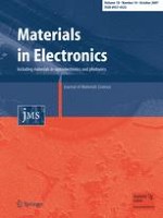 Journal of Materials Science: Materials in Electronics 10/2007