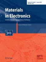 Journal of Materials Science: Materials in Electronics 1/2009