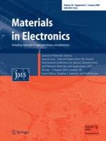 Journal of Materials Science: Materials in Electronics 1/2009