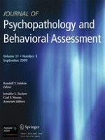 Journal of Psychopathology and Behavioral Assessment 3/2009