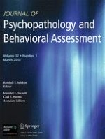 Journal of Psychopathology and Behavioral Assessment 1/2010