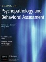 Journal of Psychopathology and Behavioral Assessment 1/2011