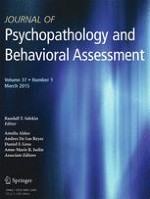 Journal of Psychopathology and Behavioral Assessment 1/2015