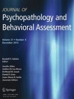 Journal of Psychopathology and Behavioral Assessment 4/2015